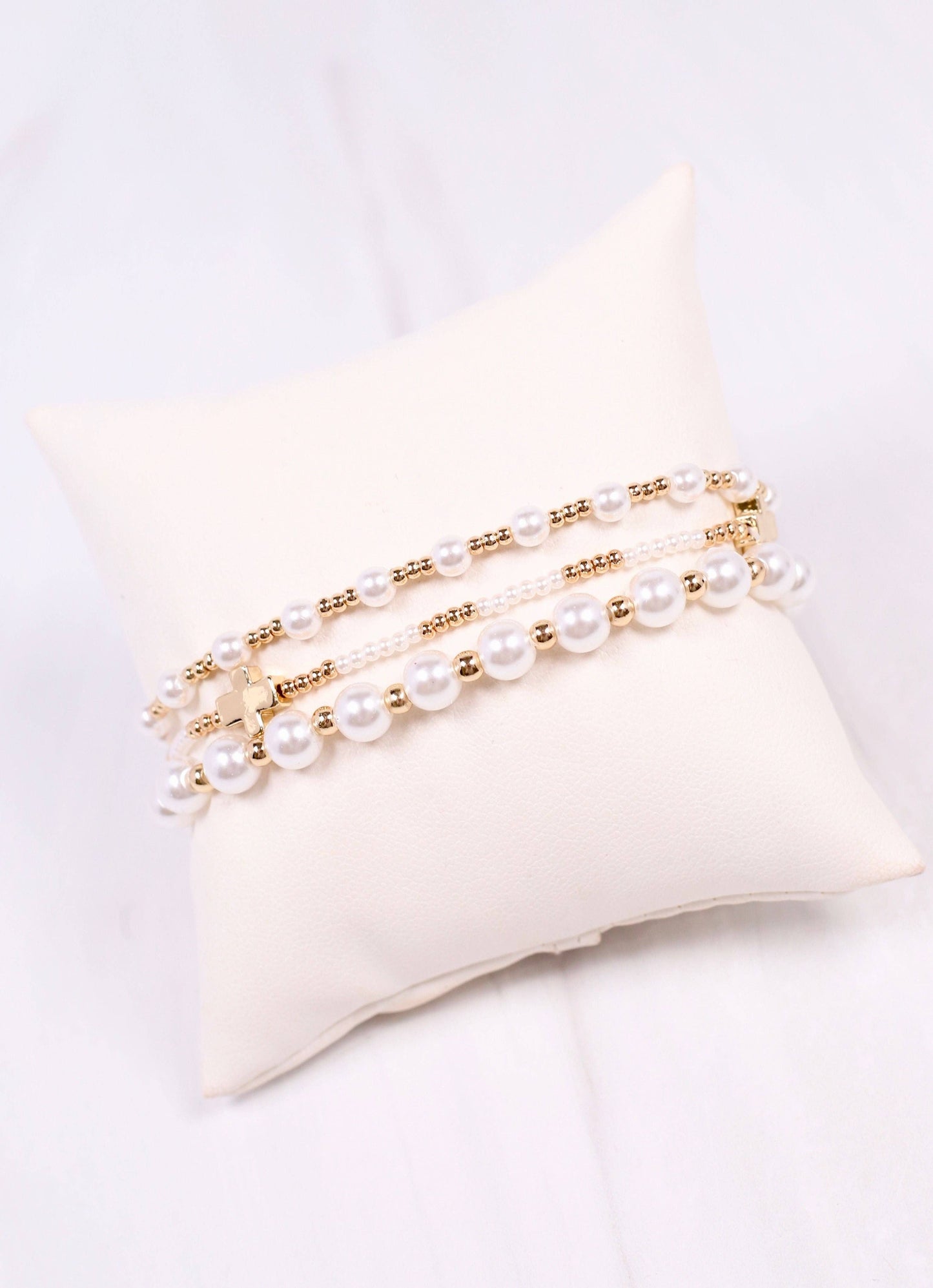 Thalia Pearl Bracelet Set