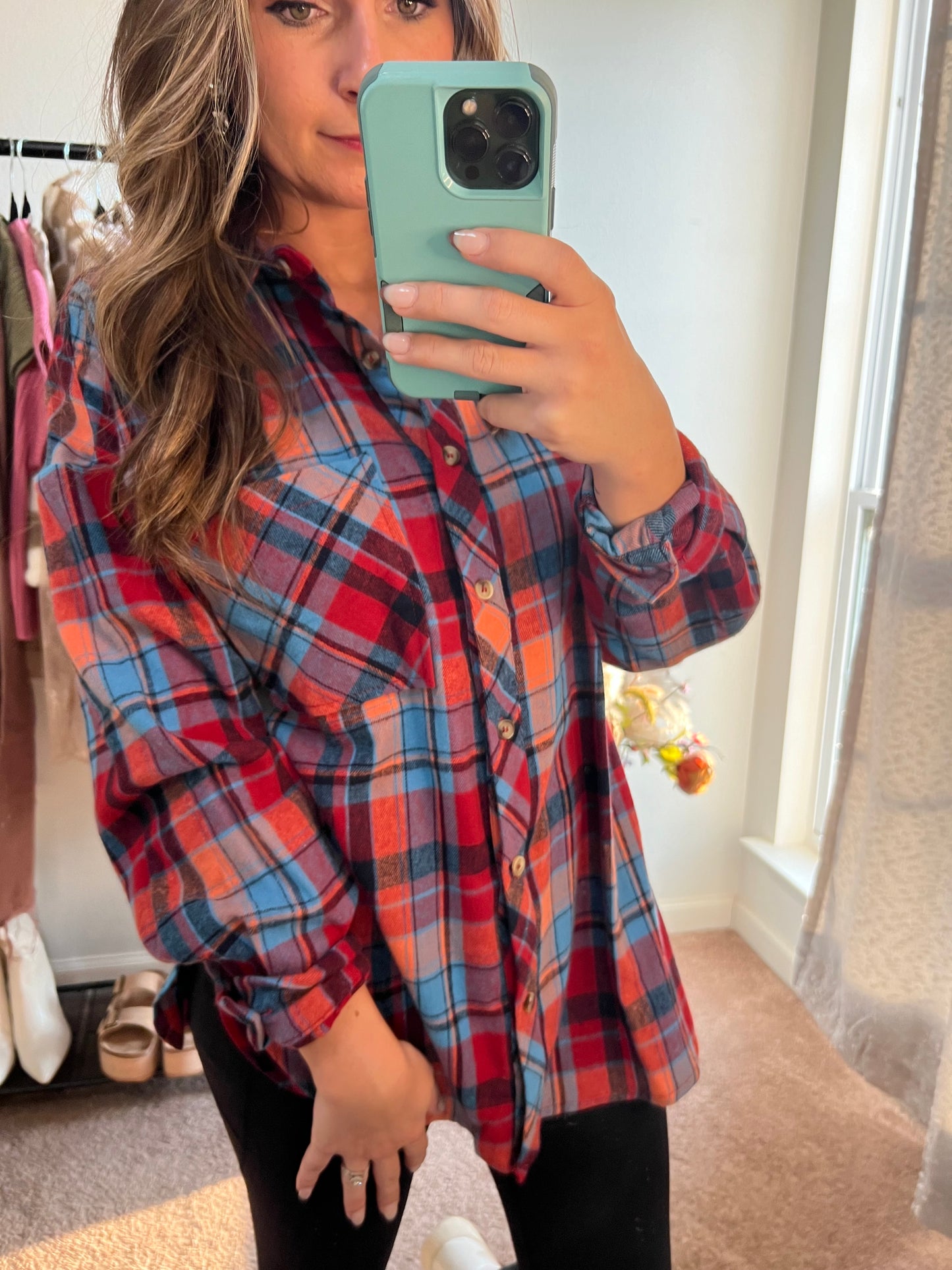 Plaid Button Down