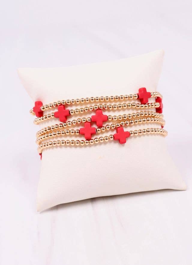 Brittany Cross Bracelet Set