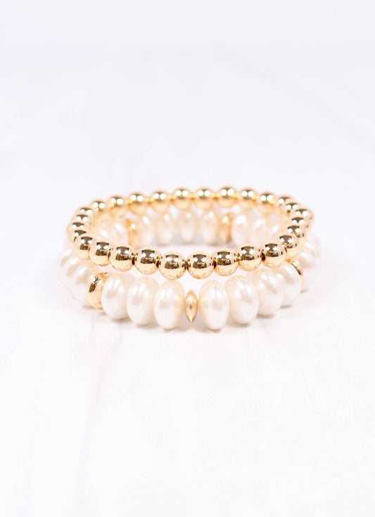 Nyah Pearl Bracelet Set