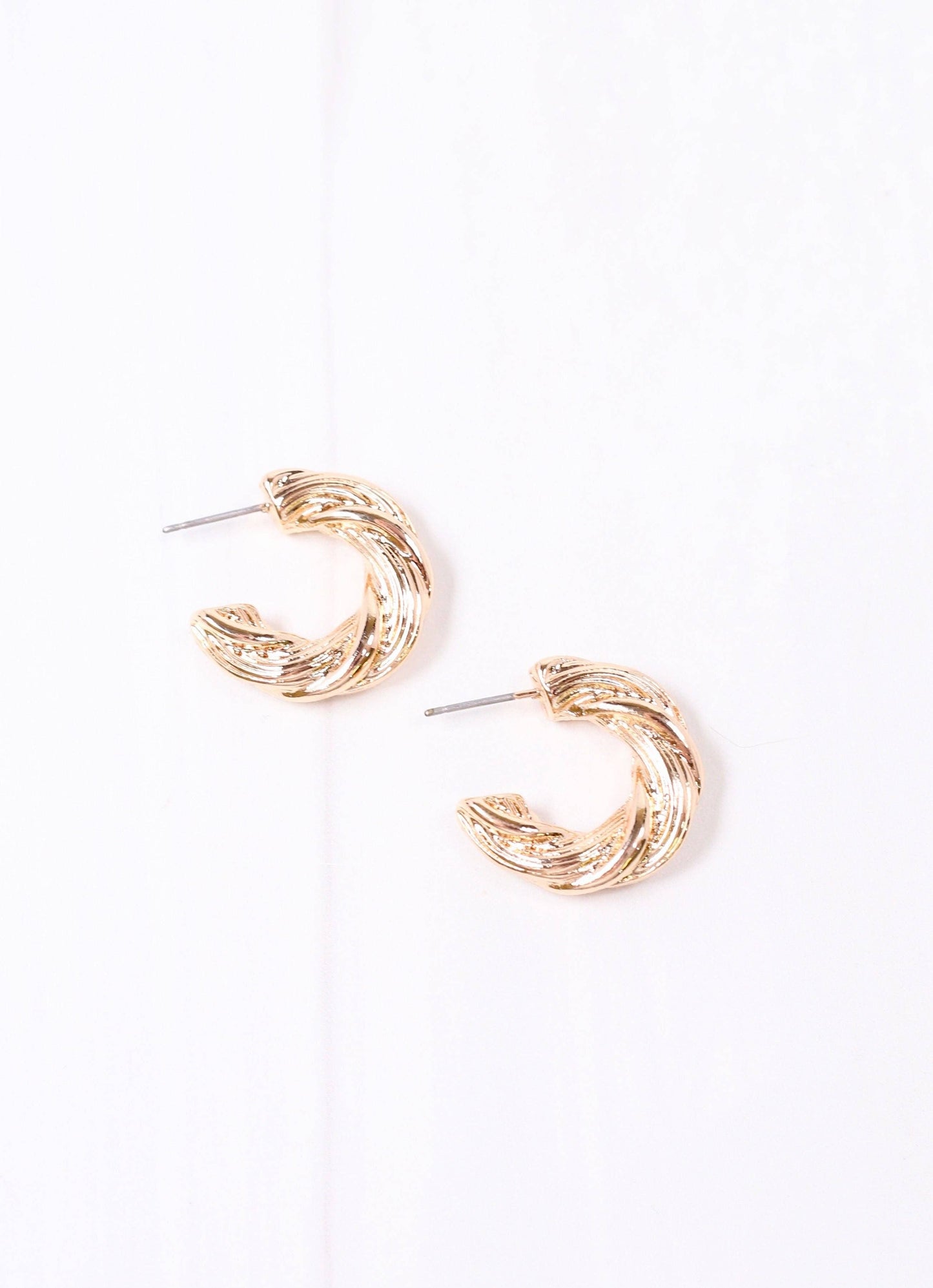 Peeples Twisted Hoop Earring