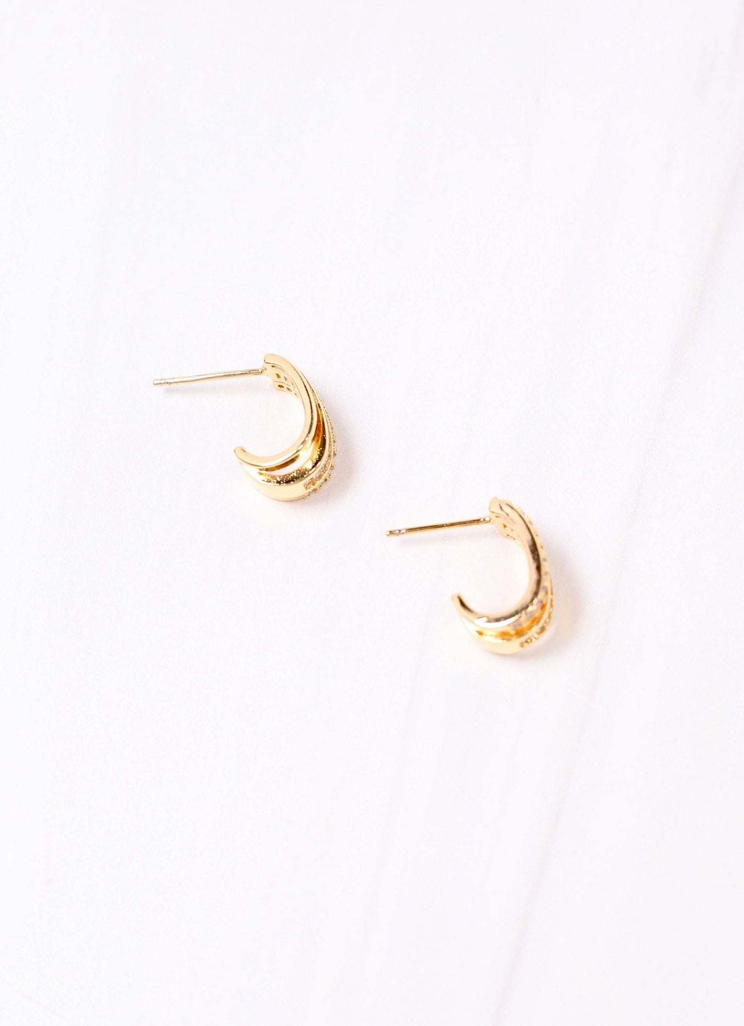 Amico CZ Hoop Earring