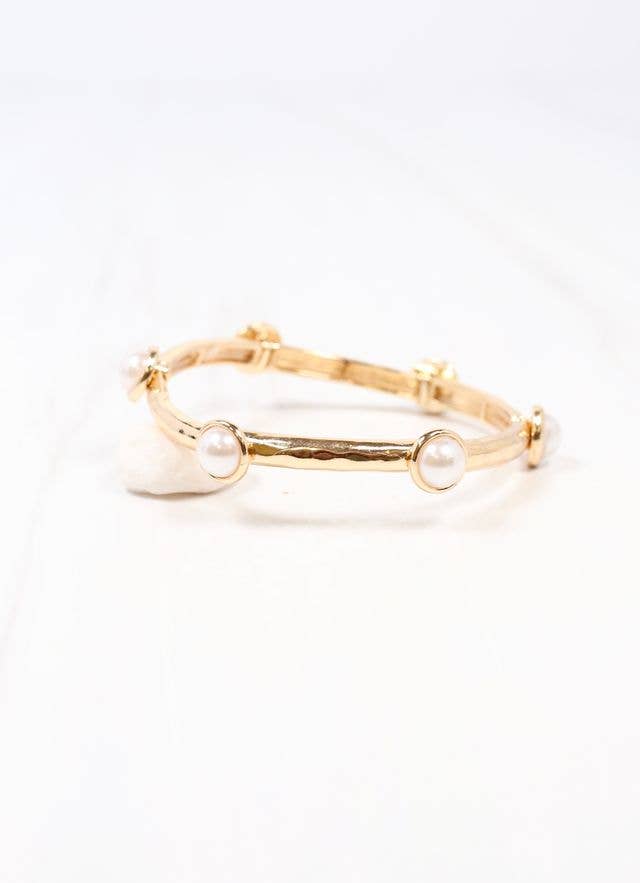 Mona Pearl Stretch Bracelet