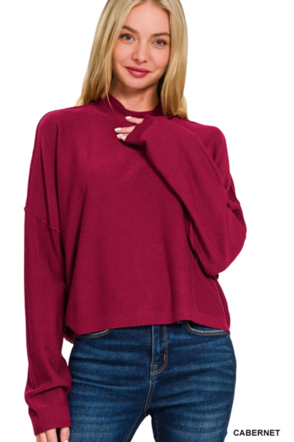 Leanne Crop Sweater