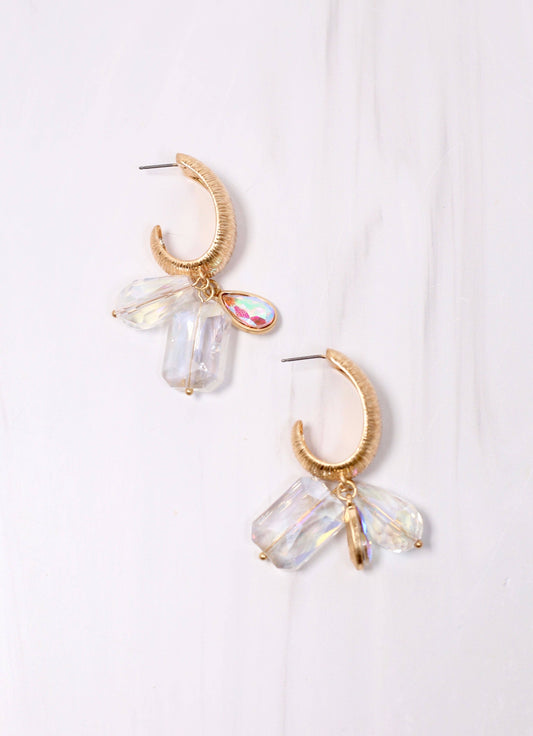 Sundridge Jeweled Hoop Drop Earring