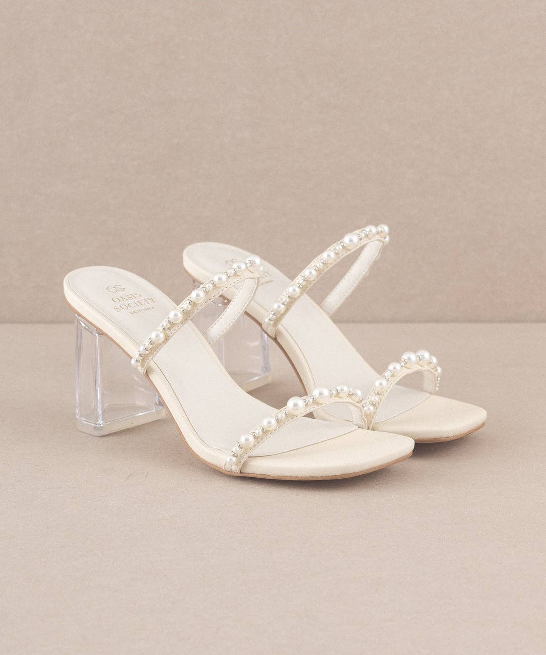 Strappy Pearl Heel