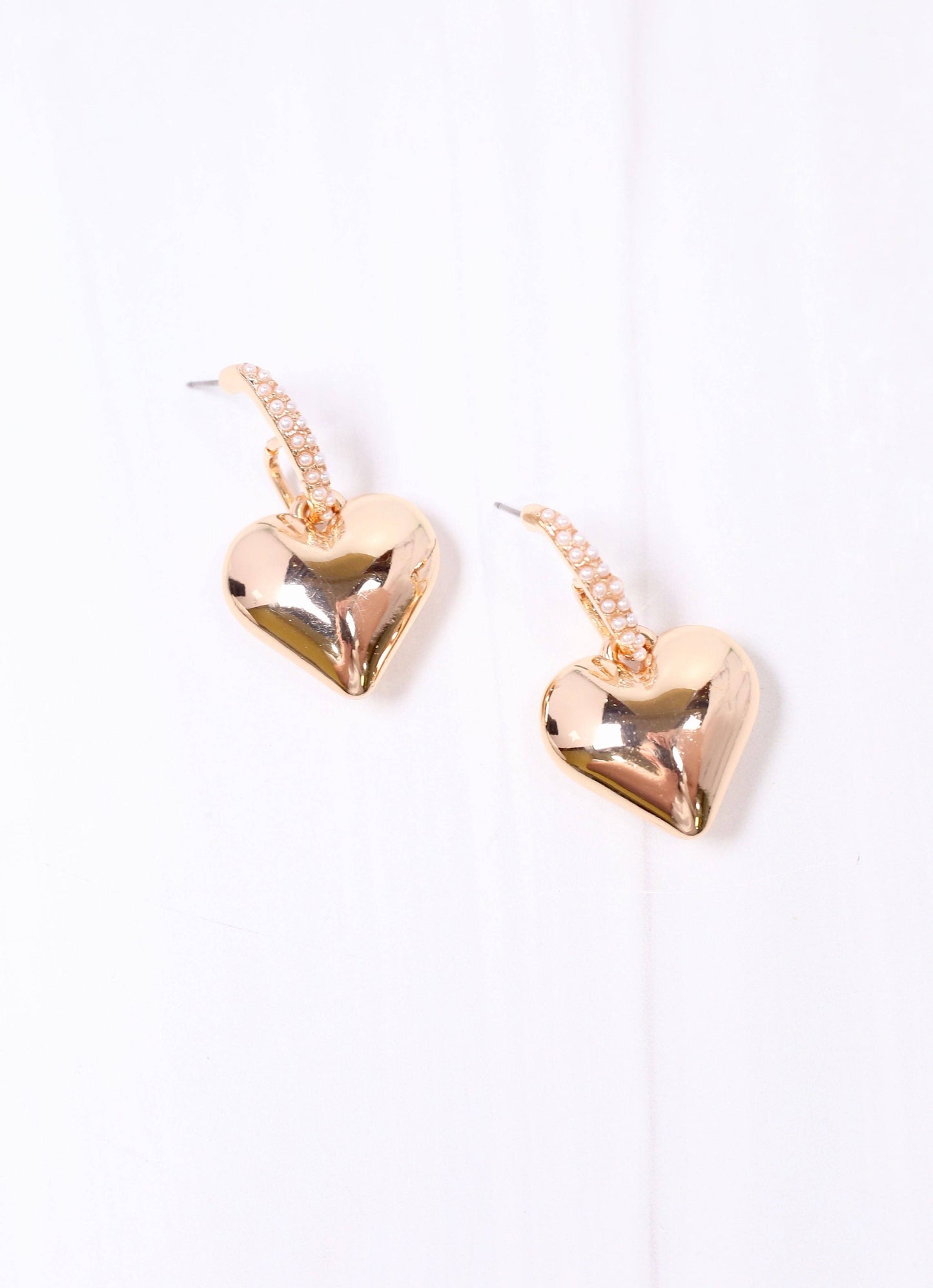 Paloma Pearl and Heart Drop Earring